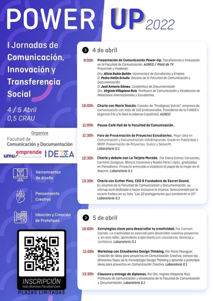 Cartel PowerUP Comunicacion Diseño Gráfico