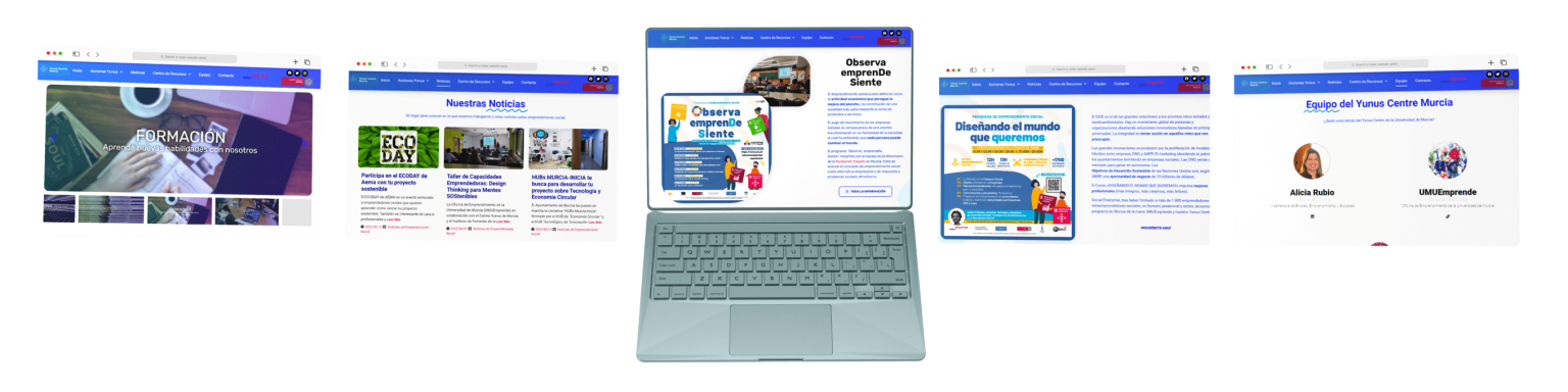 Diseño Web Yunus Universidad Murcia